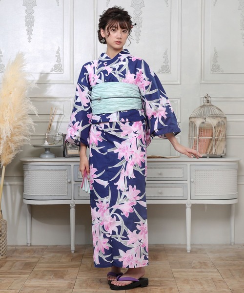 C.R.E.A.Mのその他1の「京都特選浴衣セット(浴衣・平帯・下駄3点セット)」の着用画像
