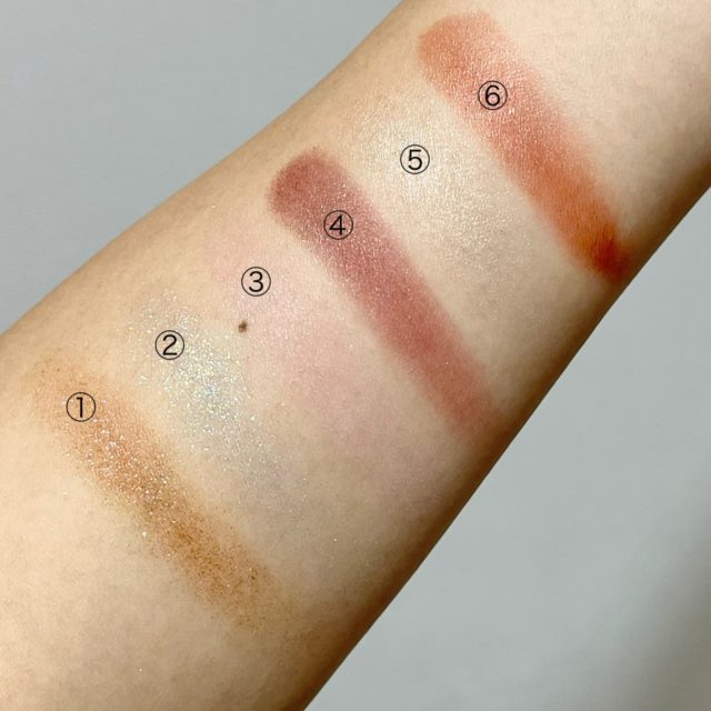 6色カスタムパレットの写真