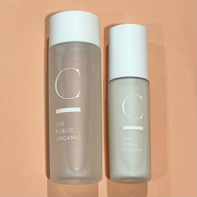 C THE PUBLIC ORGANICの化粧水＆乳液の写真