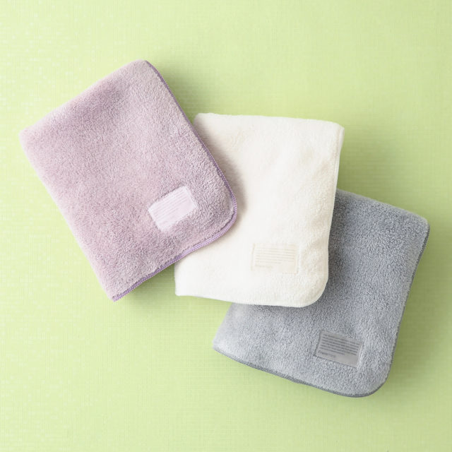 くすみカラーのタオル3枚