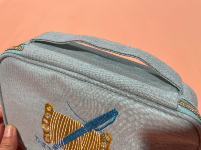 仕立て屋ぺんてるお道具ポーチの持ち手