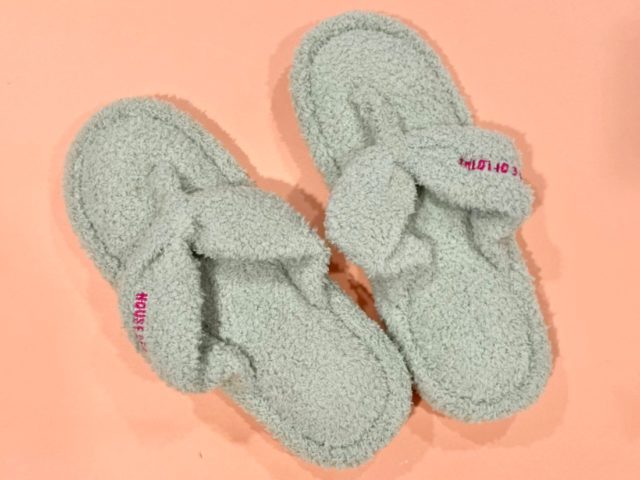 スリッパの物撮り