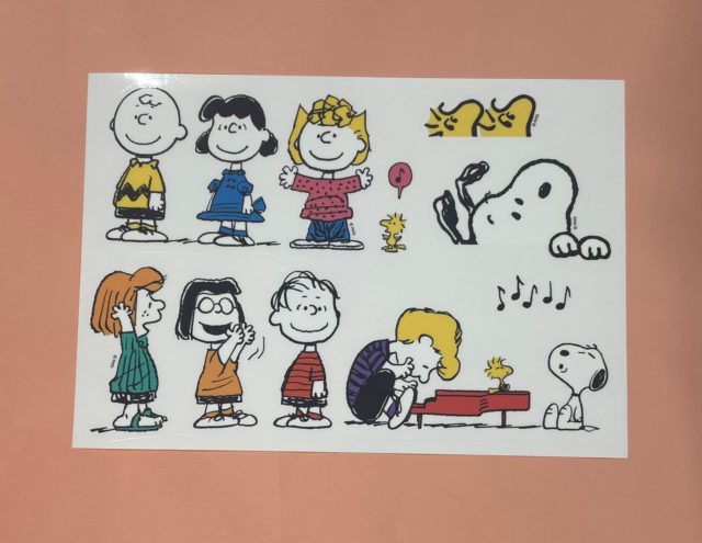 スヌーピー ウォールステッカー（カラー2枚目）
