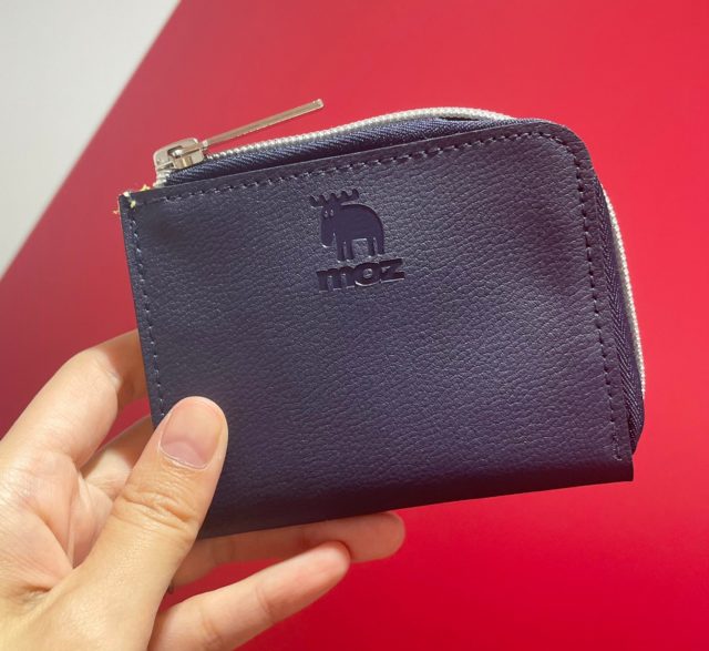 moz財布ネイビー