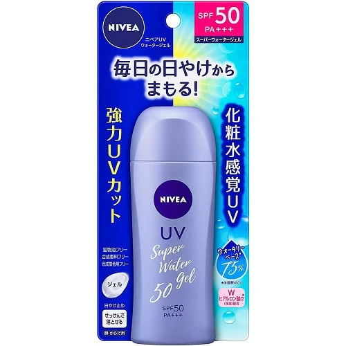 ニベアUV ウォータージェルSPF35 ボトルの写真