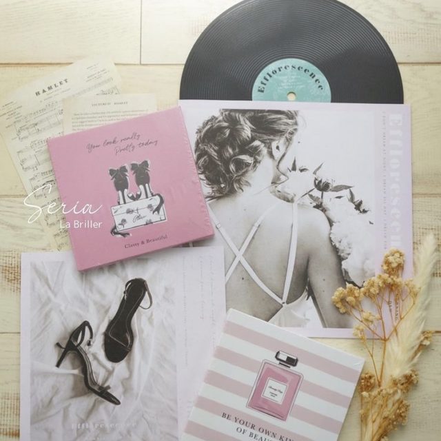 セリアインテリアピンク系