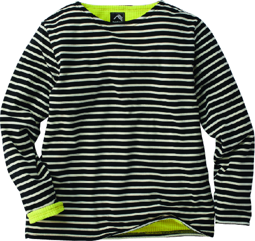 ブロックフリースボーダープルオーバーの画像