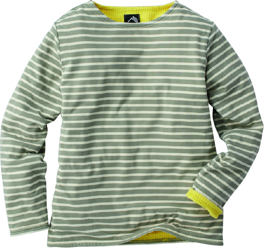 ブロックフリースボーダープルオーバーの画像