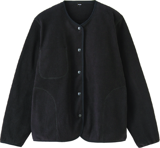 マイクロフリースカーデガンの画像