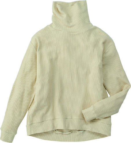 ハーフミラノリブタートルネックの画像