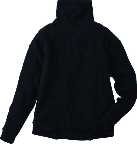 ハーフミラノリブタートルネックの画像