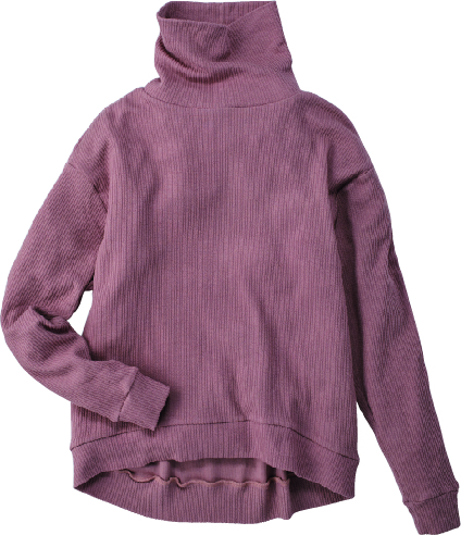 ハーフミラノリブタートルネックの画像