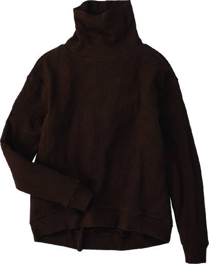 ハーフミラノリブタートルネックの画像