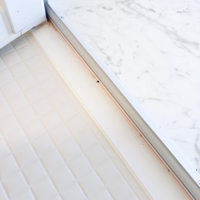 ピンク汚れの写真