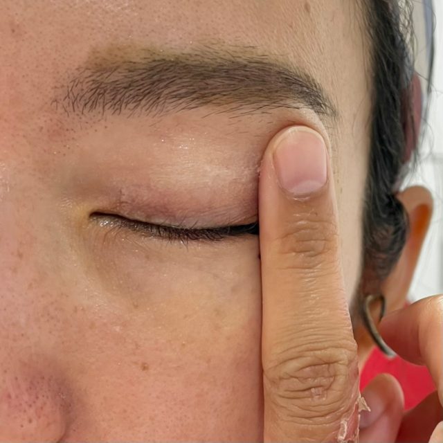 ラスティングマルチアイベース WPを伸ばした様子