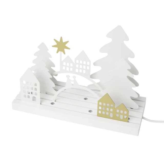 白いデコレーションランプ