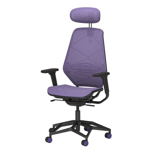 紫色のゲーミングチェア