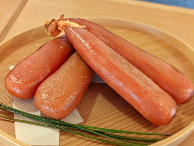 からすみ蕎麦ショートコースの写真