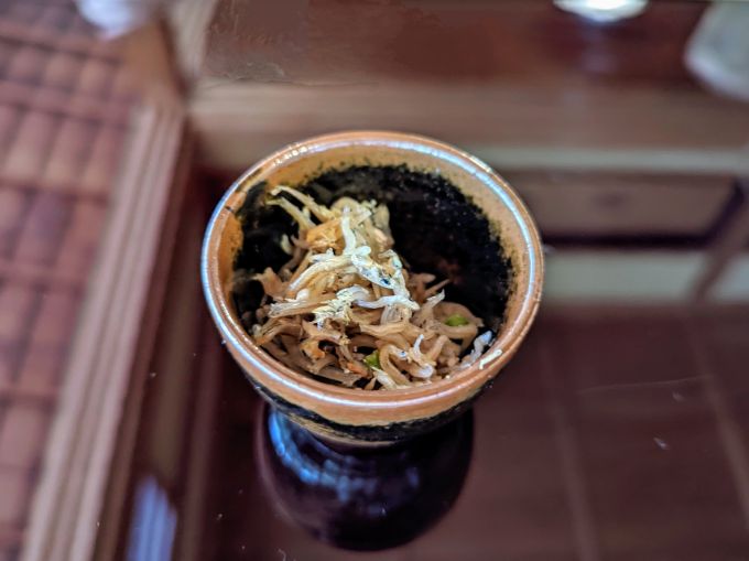 からすみ蕎麦ショートコースの写真