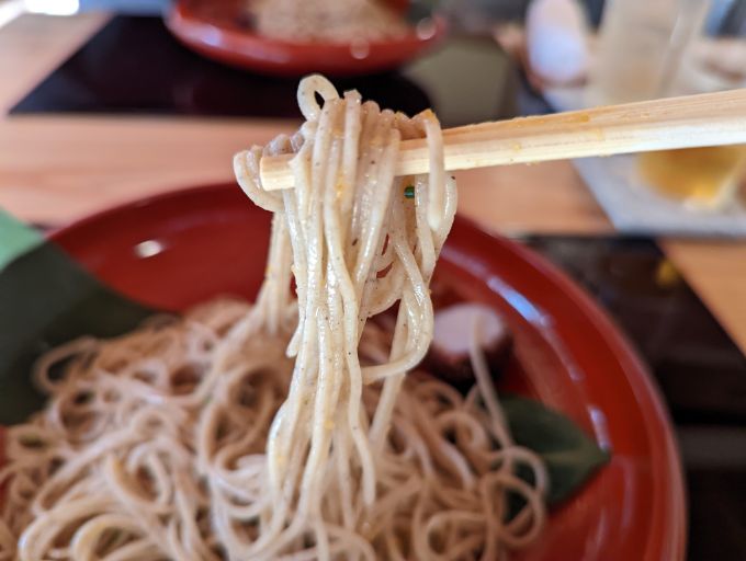 からすみ蕎麦ショートコースの写真