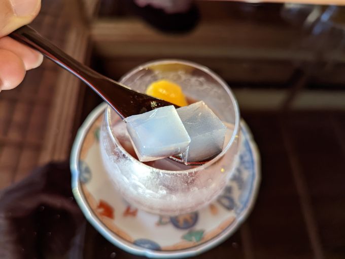 からすみ蕎麦ショートコースの写真