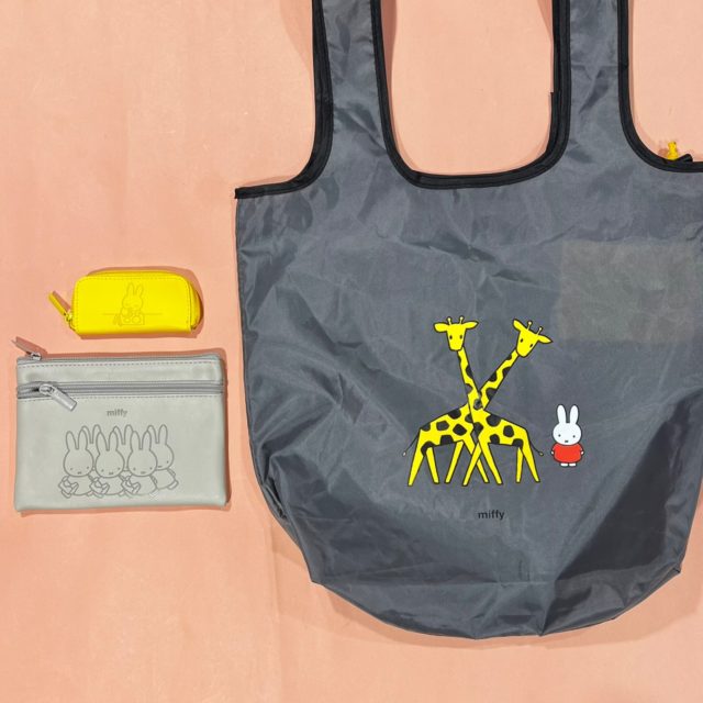 エコバッグとポーチ＆印鑑ケース