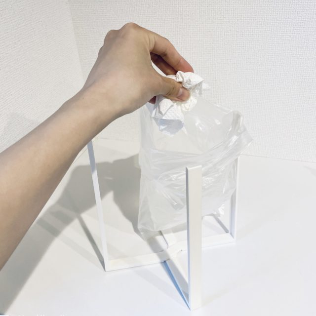 ゴミ箱として使う写真