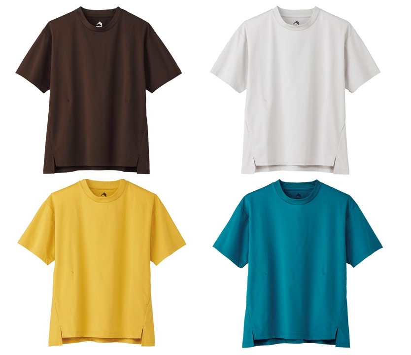 DRY サイドポケット T シャツ、マスタードやブルーグリーンなど新色の画像