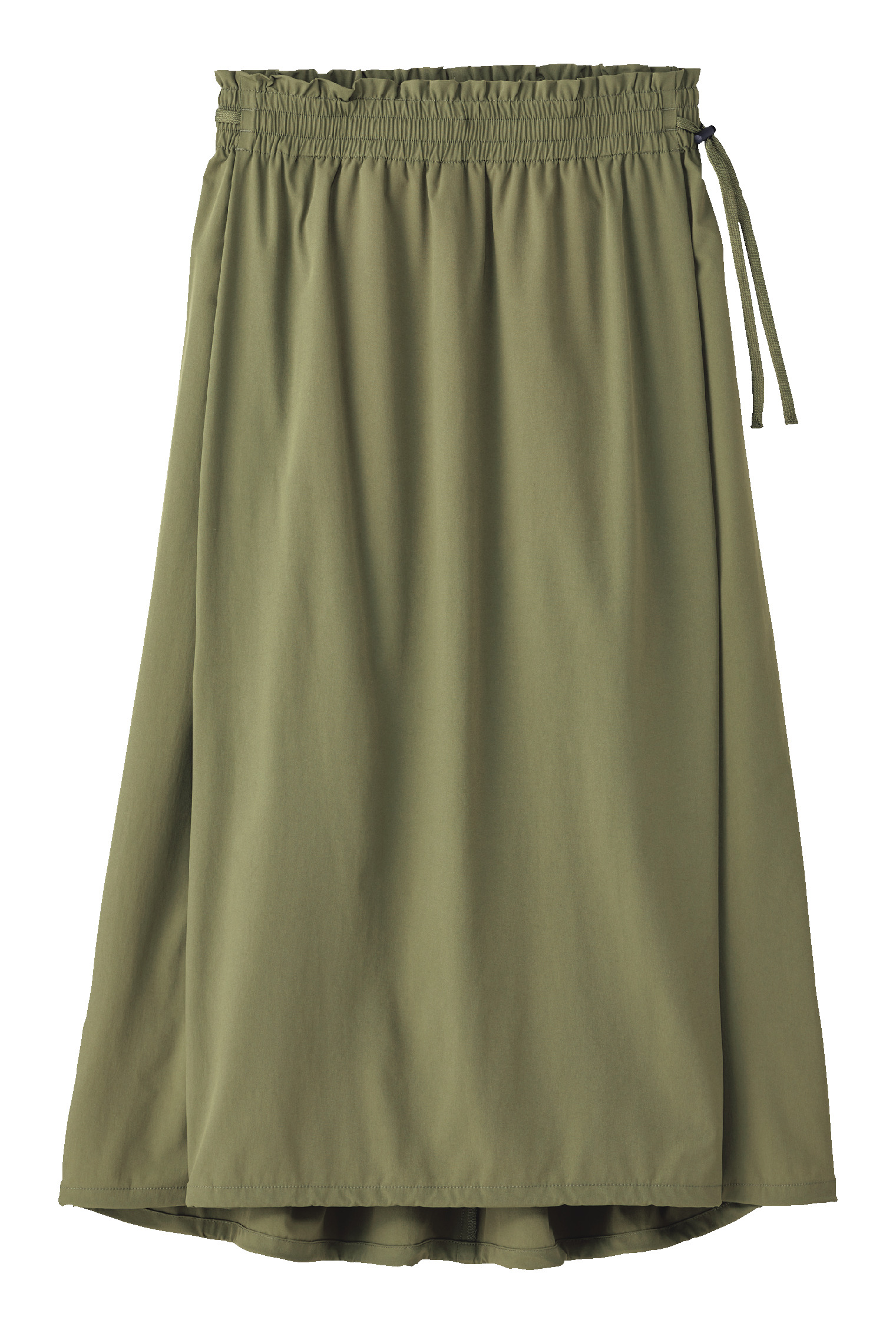 撥水コクーンスカート、グリーンの画像