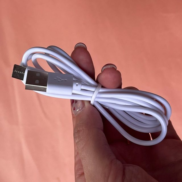 EARTHコラボのEMS電気ブラシ･USBケーブル
