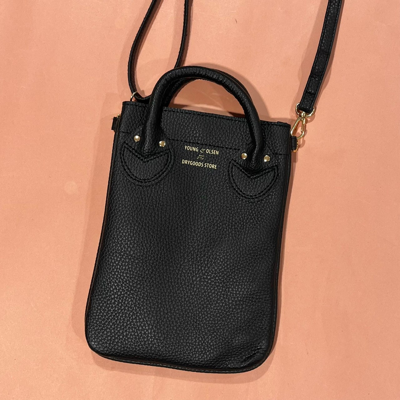 スマホショルダーバッグ、ブラック