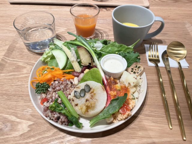 サラダプレートのセット