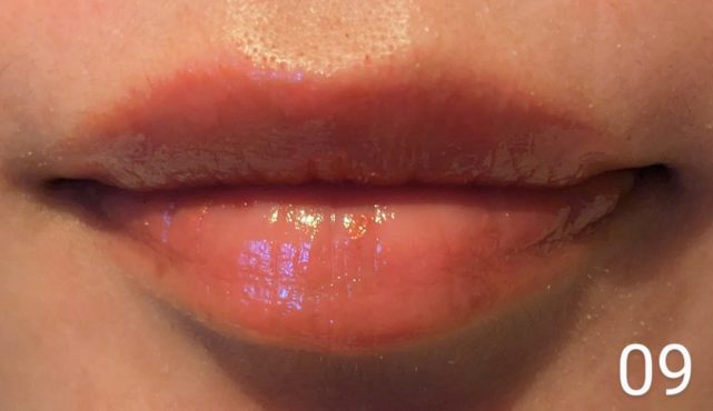 09　Peoniesでメイクした様子