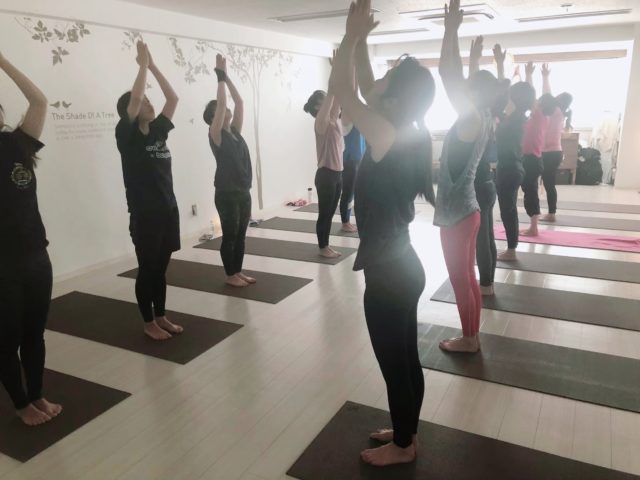 ヨガ教室の生徒さん達