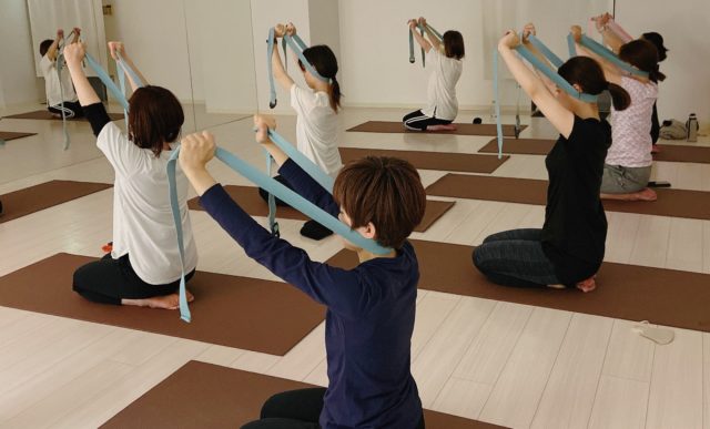 ヨガ教室の生徒さん達