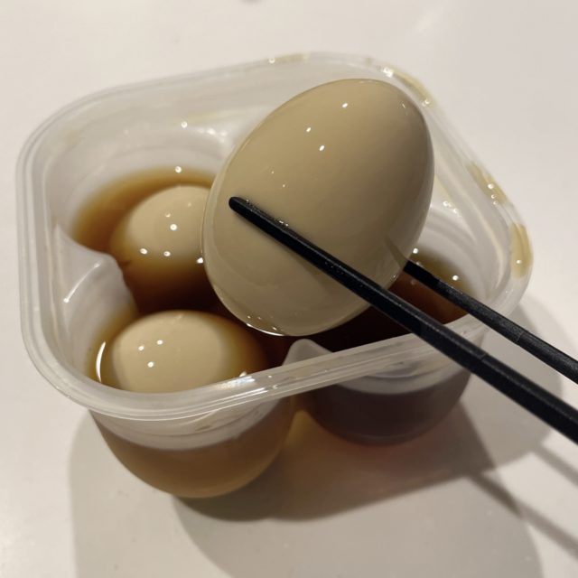 完成した味玉の写真