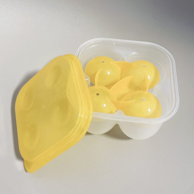 味付けたまごメーカーの蓋を開けた写真